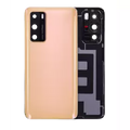 Back cover Glass With Camera Lens For Huawei P40 (Blush Gold)