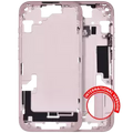 Mid-Frame Housing W/ Small Parts For iPhone 15 (EU / Global Version) (Used OEM Pull: Grade A) (Pink)