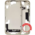 Mid-Frame Housing W/ Small Parts For iPhone 15 (EU / Global Version) (Used OEM Pull: Grade A) (Yellow)
