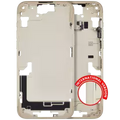 Mid-Frame Housing W/ Small Parts For iPhone 15 Plus (EU / Global Version) (Used OEM Pull: Grade A) (Yellow)