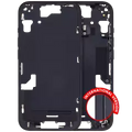 Mid-Frame Housing W/ Small Parts For iPhone 15 (EU / Global Version) (Aftermarket Plus) (Black)