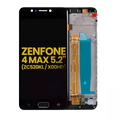 LCD Assembly With Frame For Asus ZenFone 4 Max 5.2" (ZC520KL / 2017) (Refurbished) (Black)