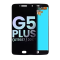 LCD Assembly Without Frame For Motorola Moto G5 Plus (XT1687 / 2017) (With Fingerprint Scanner) (Genuine OEM) (Black)
