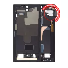 Mid-Frame Housing For Samsung Galaxy S22 Ultra 5G (US & International Version) (Phantom Black)
