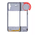 Mid-Frame Housing For Samsung Galaxy A50 (A505 / 2019) (International Version) (Aftermarket Plus) (White)