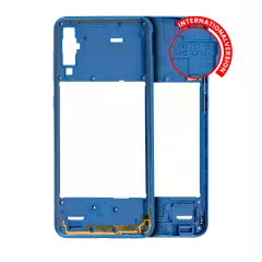 Mid-Frame Housing For Samsung Galaxy A50 (A505 / 2019) (International Version) (Aftermarket Plus) (Blue)
