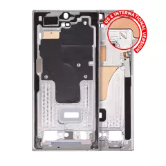 Mid-Frame Housing For Samsung Galaxy S23 Ultra 5G (US & International Version) (Sky Blue / Lime)