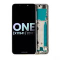 LCD Assembly With Frame For Motorola One (XT1941 / 2018) (Genuine OEM) (White)