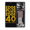 OLED Assembly With Frame For Motorola Edge Plus / Edge 40 Pro (XT2301 / 2023) (Genuine OEM) (Interstellar Black)