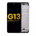 LCD Assembly With Frame For Motorola Moto G13 (XT2331 / 2023) (Refurbished) (All Colors)