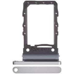 Single Sim Card Tray For Samsung Galaxy Z Flip 6 (F741) (Premium) (Silver Shadow)