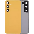Back Cover Glass With Camera Lens For Samsung Galaxy S24 5G (No Logo) (Aftermarket Plus) (Sandstone Orange)