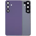 Back Cover Glass With Camera Lens For Samsung Galaxy S24 5G (No Logo) (Aftermarket Plus) (Cobalt Violet)