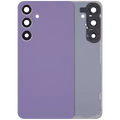 Back Cover Glass With Camera Lens For Samsung Galaxy S24 Plus 5G (No Logo) (Aftermarket Plus) (Cobalt Violet)