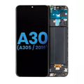 LCD Assembly With Frame For Samsung Galaxy A30 (A305 / 2019) (Aftermarket: Incell) (All Colors)