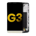 LCD Assembly With Frame For LG G3 (Refurbished) (Gold)