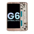 LCD Assembly With Frame For Motorola Moto G6 (XT1925 / 2018) (Genuine OEM) (Oyster Blush)