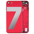 Back Housing W/ Small Components Pre-Installed For iPhone 7 (Used OEM Pull: Grade A) (Red)