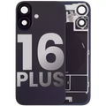 Back Glass w/ MagSafe Magnet & NFC & Flashlight Flex For iPhone 16 Plus (Used OEM Pull: Grade A) (Black)