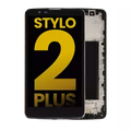 LCD Assembly With Frame For LG Stylo 2 Plus (K550 / MS550) (Refurbished) (Black)