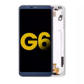 LCD Assembly With Frame For LG G6 (Refurbished) (Ice Platinum Silver)