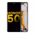 OLED Assembly With Frame For Honor 50 (Refurbished) (Midnight Black)