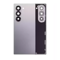 Back Cover Glass With Camera Lens For Samsung Galaxy Z Fold 6 5G (Aftermarket Plus) (Silver Shadow)