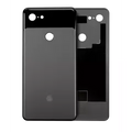 Back cover Glass For Google Pixel 3 XL (Genuine OEM) (Just Black)