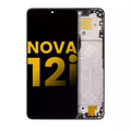 LCD Assembly With Frame For Huawei Nova 12i (Refurbished) (Black)