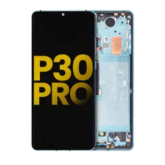 OLED Assembly With Frame For Huawei P30 Pro (Aftermarket Plus) (Aurora)