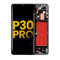 OLED Assembly With Frame For Huawei P30 Pro (Aftermarket Plus) (Black)