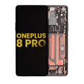 OLED Assembly With Frame For OnePlus 8 Pro (Refurbished) (Onyx Black)