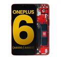 OLED Assembly With Frame For OnePlus 6 (A6000 / A6003) (Refurbished) (Amber Red)