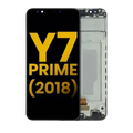 LCD Assembly With Frame For Huawei Y7 Prime (2018) (Refurbished) (Black)