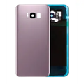 Back Cover Glass With Camera Lens For Samsung Galaxy S8 Plus (No Logo) (Aftermarket Plus) (Rose Pink)