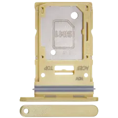 Dual Sim Card Tray For Samsung Galaxy A35 (A356 / 2024) (Premium) (Lemon)