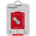 Casper Camera Lens Protector For iPhone 13 / 13 Mini (Silver) (Clear)