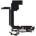 Charging Port Flex Cable For iPhone 15 Pro Max (Aftermarket Plus) (Blue Titanium)