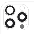 Back Camera Lens With Bracket & Bezel For iPhone 16 Pro / 16 Pro Max (3 Piece Set) (Premium) (White Titanium)