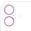 Back Camera Bezel Ring Only For iPhone 16 / 16 Plus (Pink) (2 Piece Set)