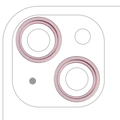 Back Camera Bezel Ring Only For iPhone 15 / 15 Plus (Pink) (2 Piece Set)