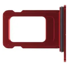 Single Sim Card Tray For iPhone 13 (Genuine OEM) (Red)