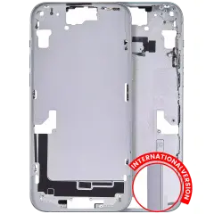 Mid-Frame Housing W/ Small Parts For iPhone 15 Plus (EU / Global Version) (Aftermarket Plus) (Blue)