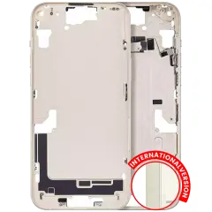 Mid-Frame Housing W/ Small Parts For iPhone 15 Plus (EU / Global Version) (Aftermarket Plus) (Yellow)