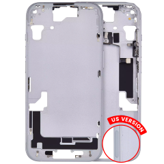 Mid-Frame Housing W/ Small Parts For iPhone 15 (US Version) (Aftermarket Plus) (Blue)