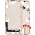 Mid-Frame Housing W/ Small Parts For iPhone 15 Plus (US Version) (Aftermarket Plus) (Yellow)