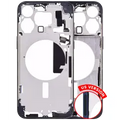 Mid-Frame Housing W/ Small Parts For iPhone 15 Pro Max (US Version) (Aftermarket Plus) (Blue Titanium)