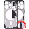 Mid-Frame Housing W/ Small Parts For iPhone 15 Pro (EU / Global Version) (Aftermarket Plus) (Blue Titanium)