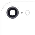 Back Camera Lens With Bracket & Bezel For iPhone 8 / SE (2020) / SE (2022) (Aftermarket Plus) (Space Gray) (10 Pack)
