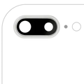 Back Camera Lens With Bracket & Bezel For iPhone 8 Plus (Aftermarket Plus) (Silver) (10 Pack)